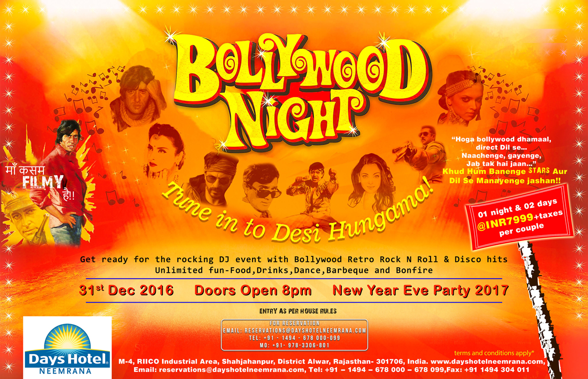 Bollywood-Themed-New-year-Eve-2017-party-Delhi-Neemrana-Days-Hotel-Neemrana